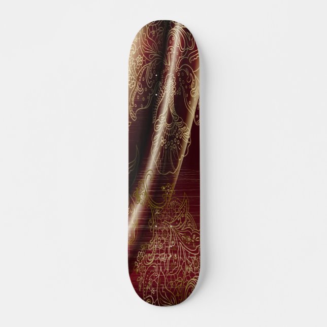 Elegante Abatract Art 1 Skateboard (Vorne)