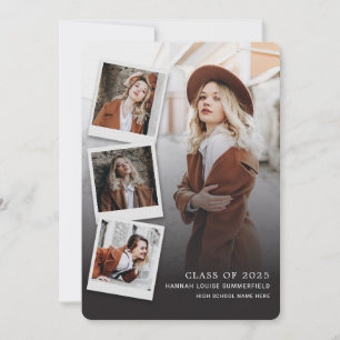 Elegante Abschluss 2026 Mehrfach-Fotoankündigung