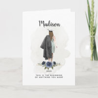Elegante Abschluss Card