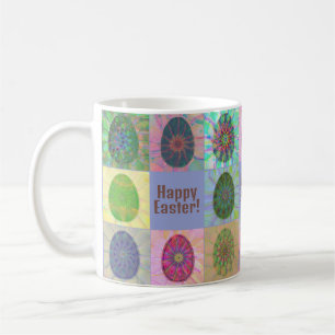 Elegante Abstrakt dekorative Eiersammlung Kaffeetasse