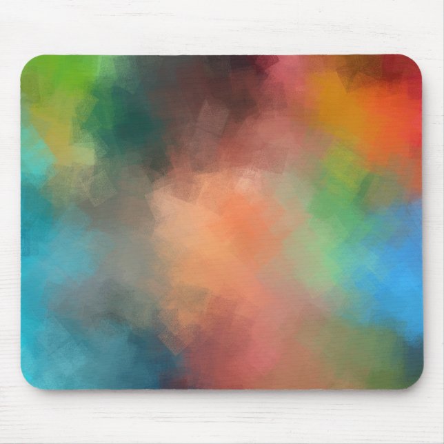 Elegante Abstrakte Art Trendy Template Mousepad (Vorne)