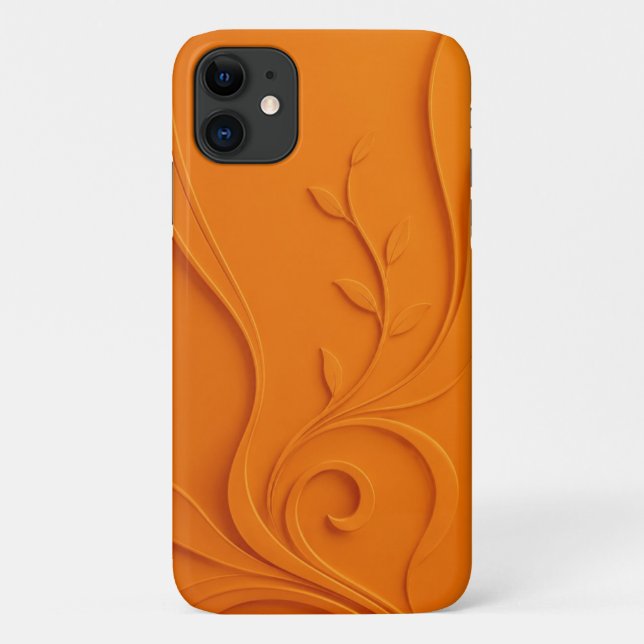 Elegante abstrakte Blumengestaltung Case-Mate iPhone Hülle (Rückseite)