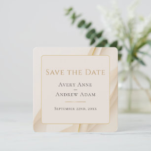 Elegante Abstrakte Hochzeit rettet das Datum Save The Date