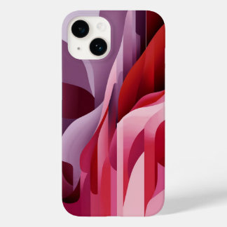 Elegante Abstrakte Lilac Rosa Farben Case-Mate iPhone 14 Hülle
