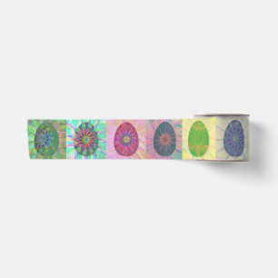 Elegante, Abstrakte Ostereier Satinband