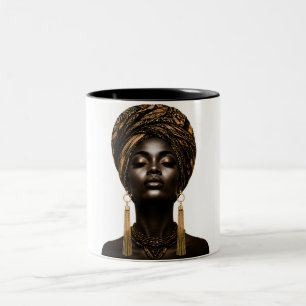 Elegante Afrikanische Königin Tasse