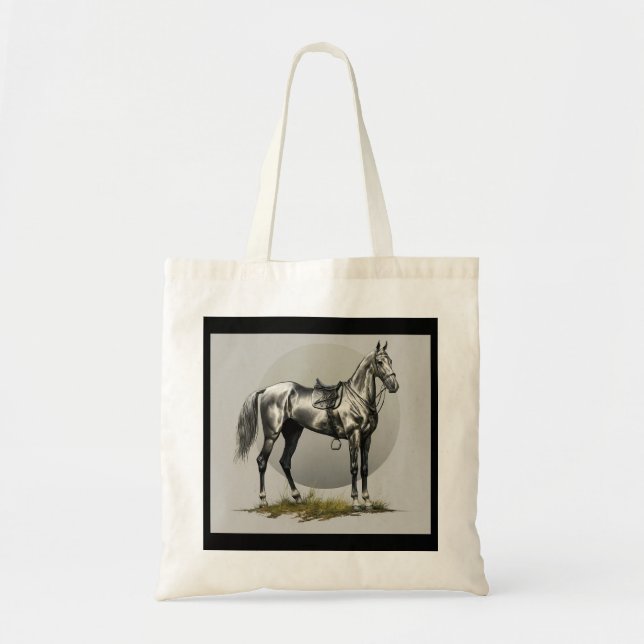 Elegante Akhal-Teke Pferdefuhrung Bag Tragetasche (Vorne)