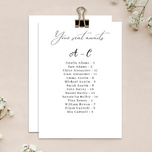 Elegante Alphabetische Hochzeitstorte
