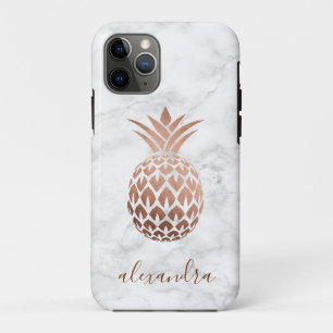 Elegante Ananas aus Kupfer-Rose Case-Mate iPhone Hülle