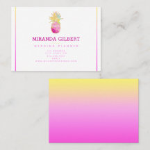 Elegante Ananas in Pinks und Gold