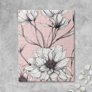 Elegante Anemonen-Blumen Puzzle