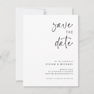 Elegante Ankündigung Datum freihalten Vorlage