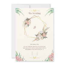 Elegante anpassbare Hochzeitseinladungsvorlage