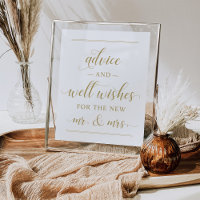 Elegante antike Gold-Script-Hochzeit wünscht sich