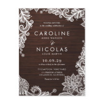 Elegante antike Hochzeitsstimmung im Spitzenwald