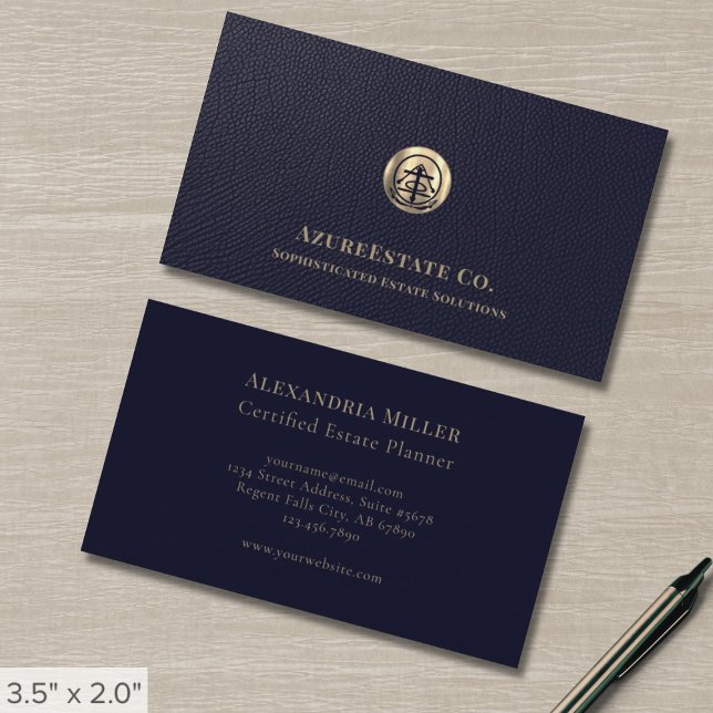 Elegante Anwesen Planning Business Cards Visitenkarte (Von Creator hochgeladen)