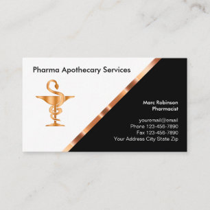 Elegante Apotheker-Visitenkarten für pharmazeutisc Visitenkarte