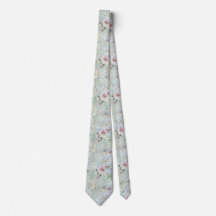 Elegante Aqua-Blumen-Hochzeitskrawatte