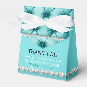 Elegante Aquamarin Blue Chic Tiffany Theme Baby Du Geschenkschachtel