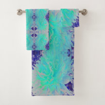 Elegante Aquamarine Green und Blue Dahlia Blume