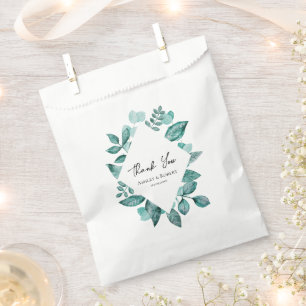 Elegante Aquamarine Grüne Geschenktütchen