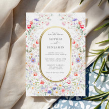 Elegante Aquarell-Frühlings-Hochzeit mit pastellfa