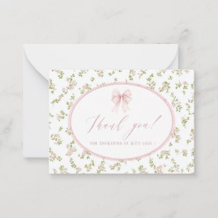 Elegante Aquarell-Frühlingswildblumen-Notizkarte Mitteilungskarte