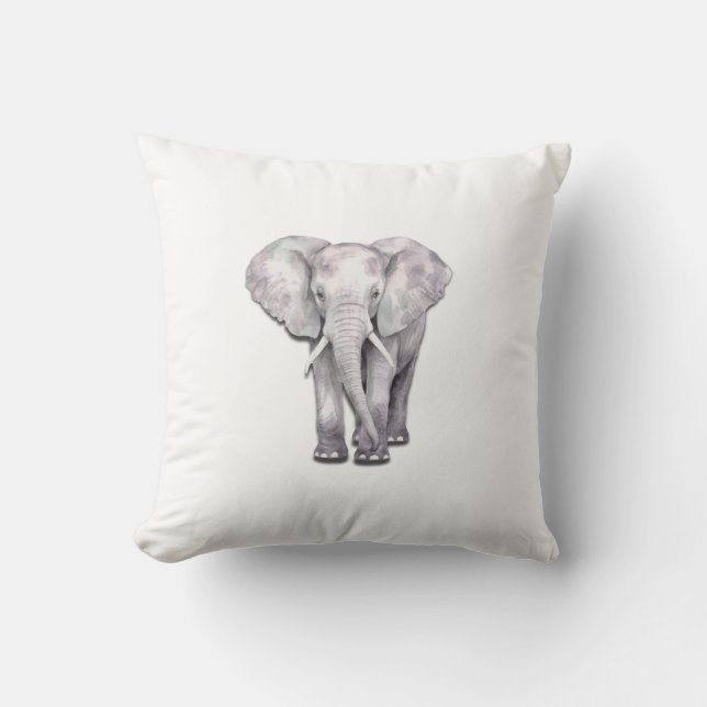 Elegante Aquarellbilder Kissen (Vorderseite)