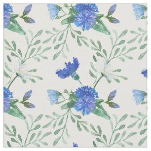 Elegante Aquarellblumen Stoff