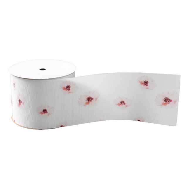 Elegante Aquarellfarben Grosgrain Ribbon Ripsband (Spule)
