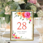Elegante Aquarellfarben Hellrosa Blume Hochzeit Tischnummer<br><div class="desc">Für weitere Anpassungen klicken Sie bitte auf "Diese Vorlage personalisieren",  dann auf "Bearbeiten mit dem Entwurfswerkzeug". Stilvoll bearbeitbare Vorlagen,  die leicht zu benutzen sind,  weitere Artikel im Laden verfügbar (Einladungen,  uAwg,  Dankeschön-Karten,  Schreibwaren & Dekor). Wenn Sie Hilfe oder passende Artikel benötigen,  kontaktieren Sie mich bitte.</div>