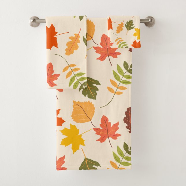 Elegante Aquarellfarben mit blumengeschmückter Opt Badhandtuch Set (Insitu)