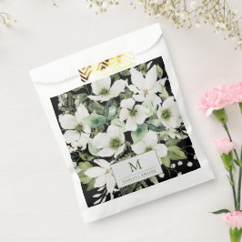 Elegante Aquarellfarben, schwarz und weiß Geschenktütchen