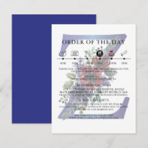 elegante Aquarellmalerei eines roten und blauen Bl