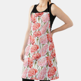 Elegante Aquarellnationen Schürze