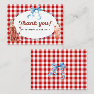 Elegante AquarellSie ist bereit zu platzen Baby-P Mitteilungskarte
