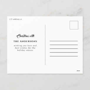 Elegante Aquarellweiden mit Feiertagen h Feiertagspostkarte