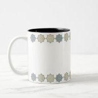 Elegante Arabesque Tile Pattern Tasse"