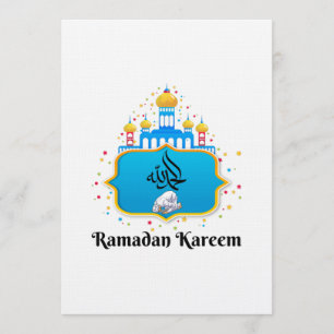 Elegante arabische Kalligrafie Ramadan-Wünsche Einladung
