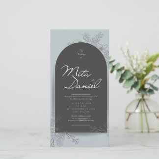 Elegante Arch Wedding Einladung