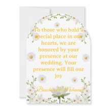 Elegante Arch Wedding Invitation Card
