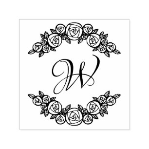 Elegante Arched Rose #1 Runde 1 Permastempel