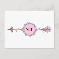 Elegante Arrow Postkarte