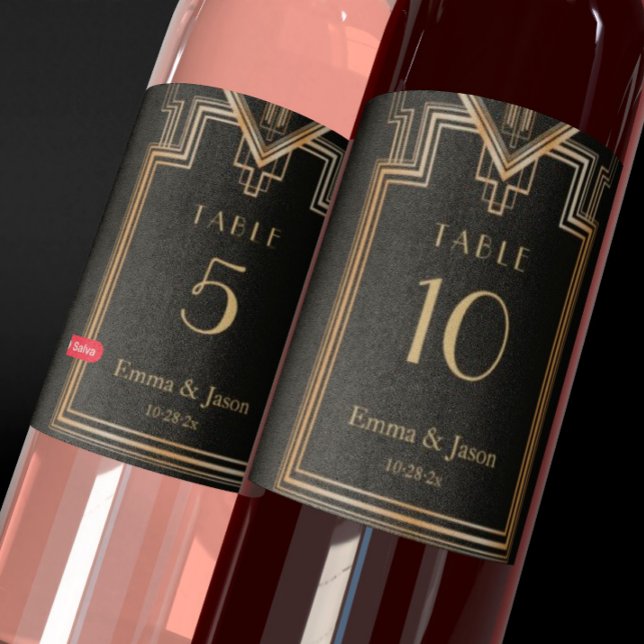 Elegante Art Deco Aufkleber (Von Creator hochgeladen)