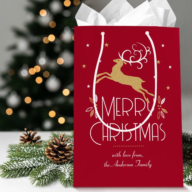 Elegante Art Deco Mittlere Geschenktüte (Von Creator hochgeladen)
