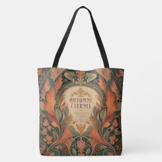 Elegante Art Nouveau Herbst Botanik