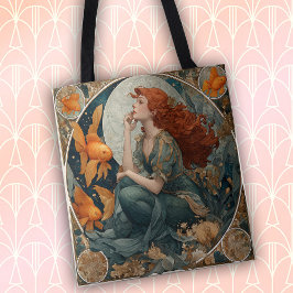 Elegante Art Nouveau Meerjungfrau