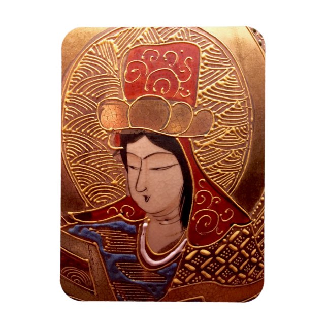 Elegante Asian Lady Magnet (Vertikal)