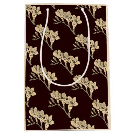 Elegante asiatische Gladioli-Blume Blumenbraun Mittlere Geschenktüte