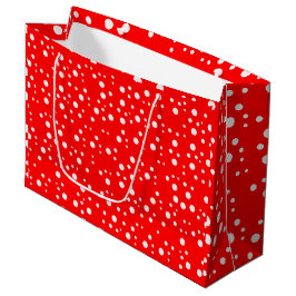 Elegante ästhetische rote Geschenktasche Große Geschenktüte